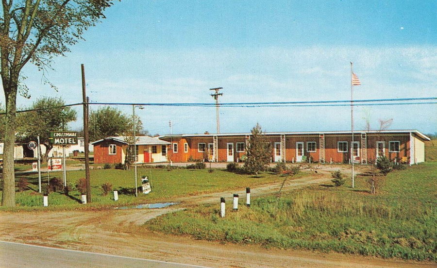 Crossroads Motel - Vintage Postcard (newer photo)